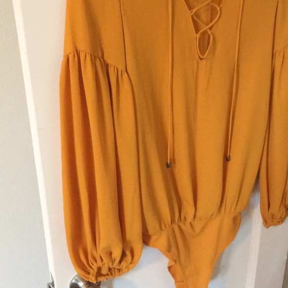 Zara Onesie Peasant Top - Picture 6 of 8